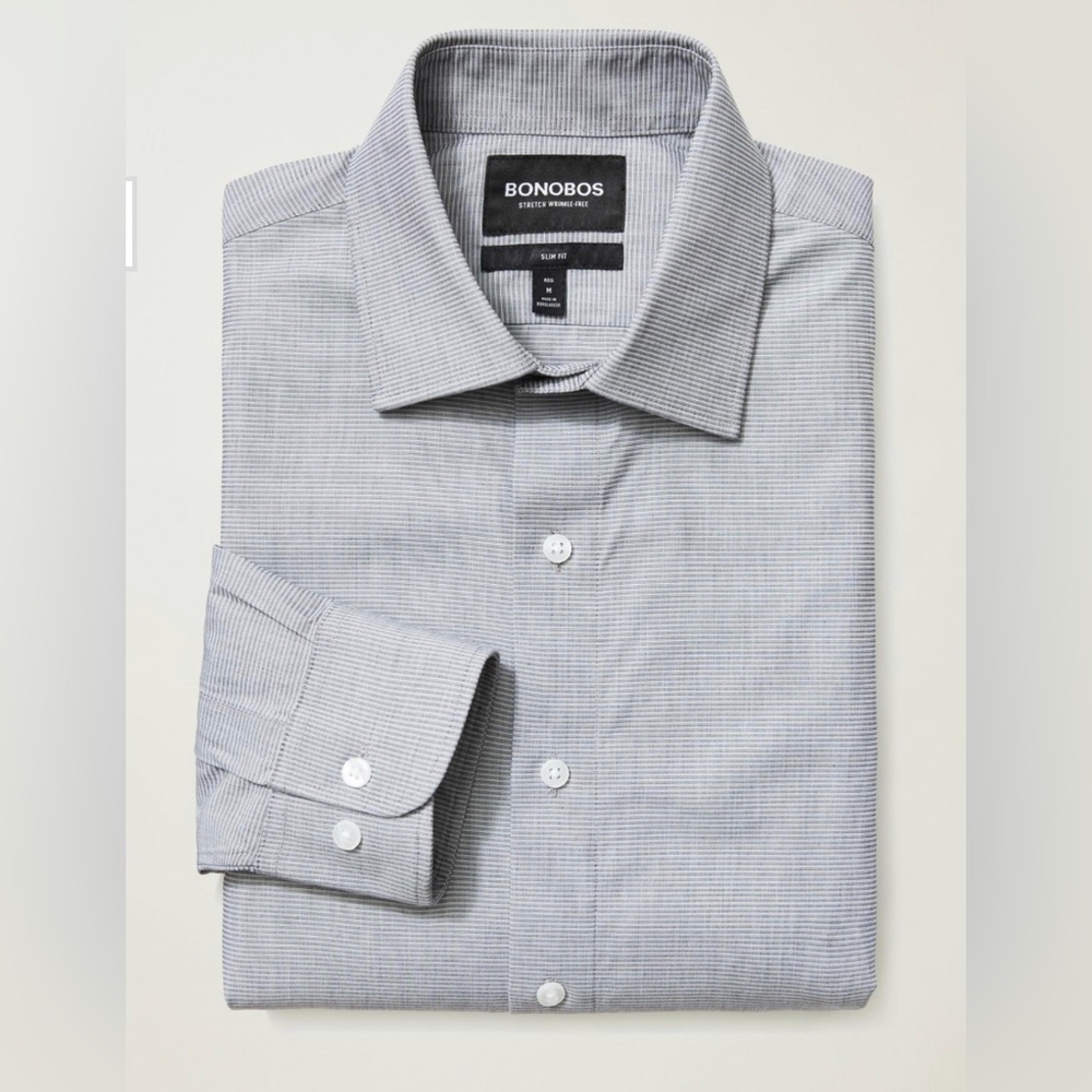 Bonobos Desk to Dinner Shirt in Freeport Stripe